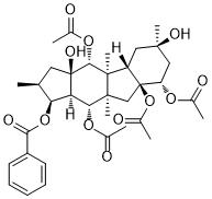 5,8,9,14-Tetraacetoxy-3-benzoyloxy-10,15-dihydroxypepluaneͼƬ