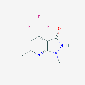 1,6-Dimethyl-4-(trifluoromethyl)-1H,2H,3H-pyrazolo[3,4-b]pyridin-3-oneͼƬ