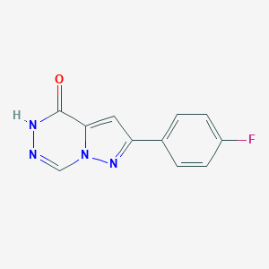 2-(4-Fluorophenyl)pyrazolo[1,5-d][1,2,4]triazin-4(5H)-oneͼƬ