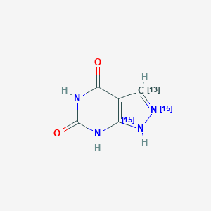 4,6-Dihydroxypyrazolo[3,4-d]pyrimidine-13C,15N2ͼƬ