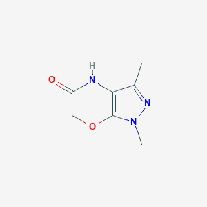 1,3-dimethyl-1H,4H,5H,6H-pyrazolo[3,4-b][1,4]oxazin-5-oneͼƬ