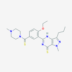 5-?[2-?Ethoxy-?5-?[(4-?methyl-?1-?piperazinyl)?thioxomethyl]?phenyl]?-?1,?6-?dihydro-?1-?methyl-?3-?propyl-7H-?pyrazolo[4,?3-?d]?pyrimidine-?7-?thioneͼƬ