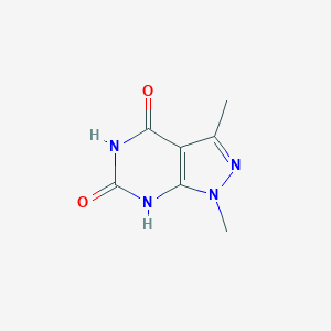 1,3-Dimethyl-1H,4H,5H,6H,7H-pyrazolo[3,4-d]pyrimidine-4,6-dioneͼƬ