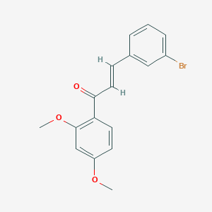 (2E)-3-(3-bromophenyl)-1-(2,4-dimethoxyphenyl)prop-2-en-1-oneͼƬ