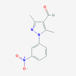 3,5-dimethyl-1-(3-nitrophenyl)-1H-pyrazole-4-carbaldehydeͼƬ