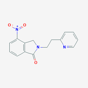 4-nitro-2-[2-(2-pyridinyl)ethyl]-1-isoindolinoneͼƬ