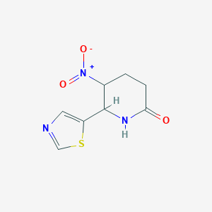 5-Nitro-6-(1,3-thiazol-5-yl)piperidin-2-oneͼƬ