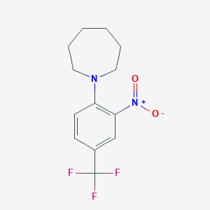 1-[2-Nitro-4-(trifluoromethyl)phenyl]hexamethylenimineͼƬ