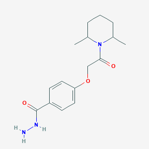 4-[2-(2,6-Dimethylpiperidin-1-yl)-2-oxoethoxy]benzohydrazideͼƬ