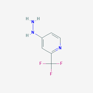 1-(2-(Trifluoromethyl)pyridin-4-yl)hydrazineͼƬ