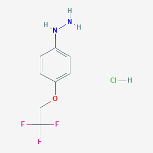 [4-(2,2,2-Trifluoroethoxy)phenyl]hydrazine HydrochlorideͼƬ