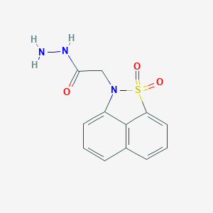 2-(2,2-Dioxo-2lambda6-thia-3-azatricyclo[6,3,1,0,4,12]dodeca-1(11),4(12),5,7,9-pentaen-3-yl)acetohydrazideͼƬ