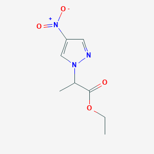 2-(4-Nitro-pyrazol-1-yl)-propionic acid ethyl esterͼƬ