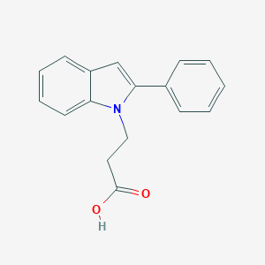 3-(2-Phenyl-indol-1-yl)-propionic acidͼƬ