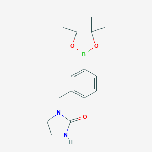 1-[3-(4,4,5,5-Tetramethyl-[1,3,2]dioxaborolan-2-yl)-benzyl]-imidazolidin-2-oneͼƬ