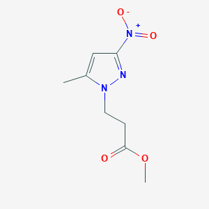 3-(5-Methyl-3-nitro-pyrazol-1-yl)-propionic acid methyl esterͼƬ