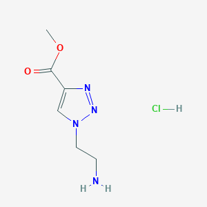 methyl 1-(2-aminoethyl)-1H-1,2,3-triazole-4-carboxylate hydrochlorideͼƬ