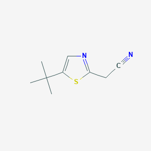 2-(5-tert-butyl-1,3-thiazol-2-yl)acetonitrileͼƬ