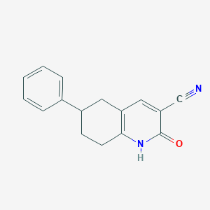 2-oxo-6-phenyl-1,2,5,6,7,8-hexahydroquinoline-3-carbonitrileͼƬ