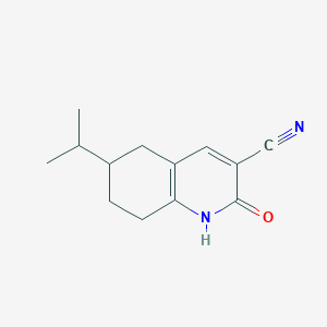 2-oxo-6-(propan-2-yl)-1,2,5,6,7,8-hexahydroquinoline-3-carbonitrileͼƬ