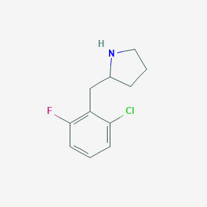 2-[(2-Chloro-6-fluorophenyl)methyl]pyrrolidineͼƬ