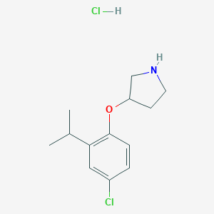 3-(4-Chloro-2-isopropylphenoxy)pyrrolidine HydrochlorideͼƬ