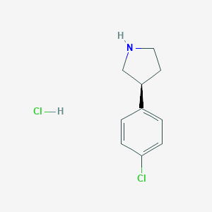 (S)-3-(4-Chlorophenyl)pyrrolidine HydrochlorideͼƬ