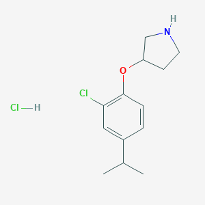 3-(2-Chloro-4-isopropylphenoxy)pyrrolidine HydrochlorideͼƬ