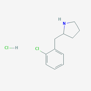 2-[(2-Chlorophenyl)methyl]pyrrolidine HydrochlorideͼƬ