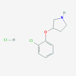 3-(2-Chlorophenoxy)pyrrolidine HydrochlorideͼƬ