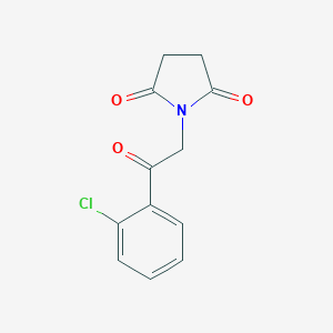 1-[2-(2-Chlorophenyl)-2-oxoethyl]pyrrolidine-2,5-dioneͼƬ