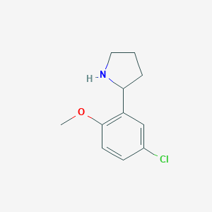 2-(5-Chloro-2-methoxyphenyl)pyrrolidineͼƬ