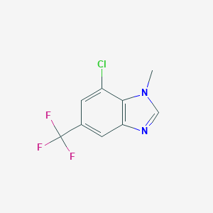 7-Chloro-1-methyl-5-(trifluoromethyl)benzimidazoleͼƬ