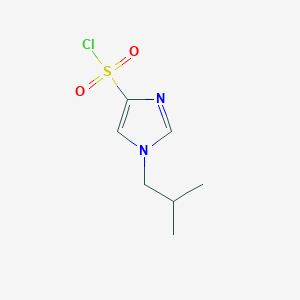 1-(2-methylpropyl)-1H-imidazole-4-sulfonyl chlorideͼƬ