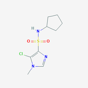 5-Chloro-N-cyclopentyl-1-methyl-1H-imidazole-4-sulfonamideͼƬ