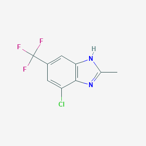 4-Chloro-2-methyl-6-(trifluoromethyl)benzimidazoleͼƬ