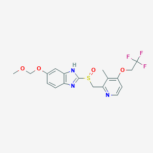 2-[[[3-Methyl-4-(2,2,2-trifluoroethoxy)-2-pyridyl]methyl]sulfinyl]-5-methoxy-O-methyl-1H-benzimidazoleͼƬ