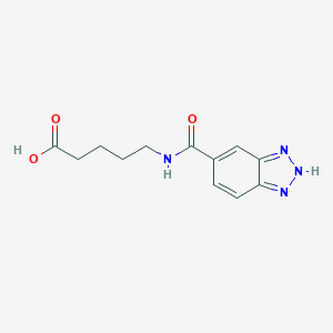 5-(1H-1,2,3-benzotriazol-5-ylformamido)pentanoic acidͼƬ