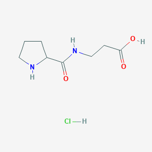 3-(pyrrolidin-2-ylformamido)propanoic acid hydrochlorideͼƬ