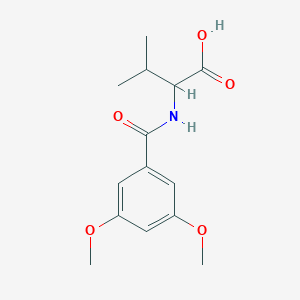 2-[(3,5-dimethoxyphenyl)formamido]-3-methylbutanoic acidͼƬ