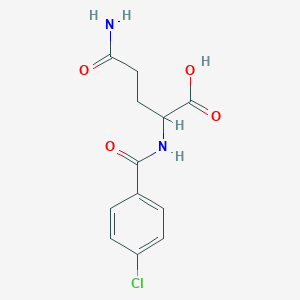 4-carbamoyl-2-[(4-chlorophenyl)formamido]butanoic acidͼƬ