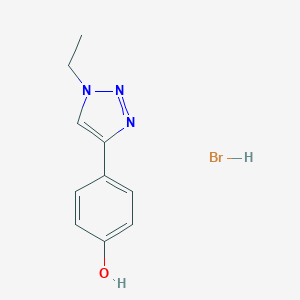 4-(1-Ethyl-1H-1,2,3-triazol-4-yl)phenol hydrobromideͼƬ