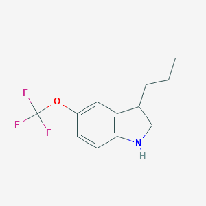 3-propyl-5-(trifluoromethoxy)-2,3-dihydro-1H-indoleͼƬ