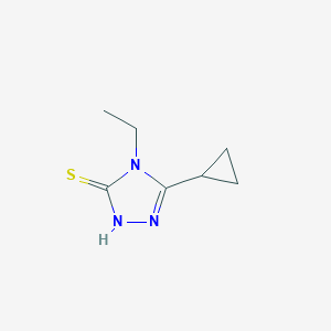 5-cyclopropyl-4-ethyl-4H-1,2,4-triazole-3-thiolͼƬ