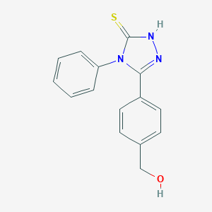 3H-1,2,4-Triazole-3-thione,2,4-dihydro-5-[4-(hydroxymethyl)phenyl]-4-phenyl-ͼƬ