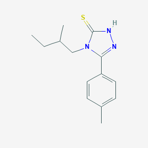 3H-1,2,4-Triazole-3-thione,2,4-dihydro-4-(2-methylbutyl)-5-(4-methylphenyl)-ͼƬ