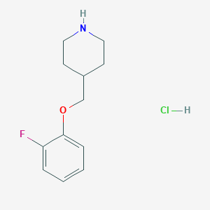 4-[(2-Fluorophenoxy)methyl]piperidinehydrochlorideͼƬ