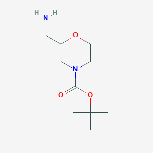 tert-butyl2-(aminomethyl)morpholine-4-carboxylate图片