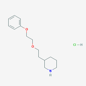 3-[2-(2-Phenoxyethoxy)ethyl]piperidinehydrochlorideͼƬ