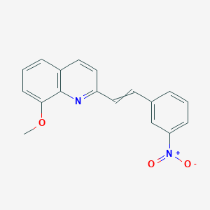 8-Methoxy-2-[2-(3-nitrophenyl)vinyl]quinolineͼƬ